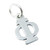 Phi Greek Alphabet sterling silver charm .925 Symbols PHI charms