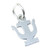 Psi Greek Alphabet sterling silver charm .925 Symbols PSI charms