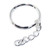 26mm Keyring with chain sterling silver fitting .925 Key ring