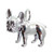 French Bulldog sterling silver pendant .925 Bulldogs pendants