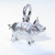 Pig SMALL sterling silver charm .925 x 1 Piggies pigs charms size example