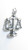 Scales of Justice sterling silver charm .925 Balance Scale charms alternate view