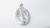 Pope & Madonna double sided sterling silver charm .925 Holy charms alternate view