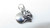 Kitten Sleeping 2D sterling silver charm .925 Cats Asleep charms additional view