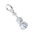 TINY Violin sterling silver charm .925 Music Violins charms