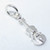 TINY Violin sterling silver charm .925 Music Violins charms additional view
