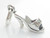 High Heel shoe sterling silver charm .925 x 1 Shoes charms CF1088