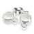 Pack of 10 CHARM CARRIERS dangle-holder- bail 925 sterling silver alternate view