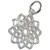 Crown Chakra sterling silver charm - pendant .925 x 1 Chakras pendant charms