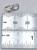 Apx 7mm Tiny Micro starburst love heart sterling silver charm .925 x 1 Hearts