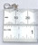Apx 8mm Tiny Micro Rabbit sterling silver charm .925 TINY Rabbits charms size example