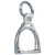 Stirrup small sterling silver charm .925 x 1 stirrups and horse charms