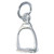 Stirrup small sterling silver charm .925 stirrups and horse charms additional view