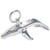 Humpback whale sterling silver charm .925 x 1 Whales and Hump Back charms B2