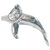 Humpback whale sterling silver charm .925 x 1 Whales and Hump Back charms B2