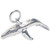 Humpback whale sterling silver charm .925 x 1 Whales and Hump Back charms B2