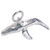 Humpback whale sterling silver charm .925 x 1 Whales and Hump Back charms B2