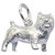 Cairn terrier dog sterling silver charm .925 x 1 Cairns Terriers Dogs charms