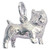 Cairn terrier dog sterling silver charm .925 x 1 Cairns Terriers Dogs charms