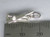Cricket Bat Ball and stumps sterling silver charm .925 Cricketing charms side view