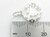 Stone Henge sterling silver charm .925 Stonehenge charms England side view