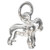 Sterling Silver Gorilla Charm Pendant 925 Ape Animal Bracelet Necklace Gift extra view