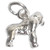 Sterling Silver Gorilla Charm Pendant 925 Ape Animal Bracelet Necklace Gift alternate view 2
