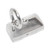 Sterling Silver Tiny Croft House Charm Pendant 925 Cottage Bracelet Gift alternate view