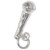 Sterling Silver Microphone Charm Pendant 925 Music Singer Bracelet Gift