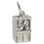 Punch and Judy show sterling silver movable charm .925