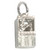 Punch and Judy show sterling silver movable charm .925