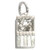Punch and Judy show sterling silver movable charm .925