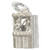 Punch and Judy show sterling silver movable charm .925