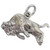 Buffalo sterling silver charm .925 Buffalos charms