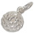 TINY Coil of rope sterling silver charm .925 TINY Ropes charms additional view