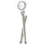 Drumsticks sterling silver bead charm .925 Drummer Drumming beads charms