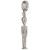 Sterling silver toy soldier bead charm .925 Nutcracker Christmas Gift