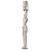 Sterling silver toy soldier bead charm .925 Nutcracker Christmas Gift