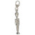 Toy soldier sterling silver clip charm .925 Nutcracker charms