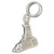 Drill sterling silver bead charm .925 Drills beads charms alternate view
