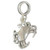 Crab sterling silver bead charm .925 Crabs & Cancer beads charms