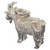 Goat sterling silver charm .925 Goats charms
