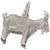 Goat sterling silver charm .925 Goats charms further view 2