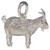 Goat sterling silver charm .925 Goats charms