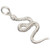 Snake sterling silver charm .925 snakes charms