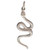 Snake sterling silver charm .925 snakes charms