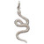 Snake sterling silver charm .925 snakes charms