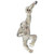 Monkey sterling silver charm .925 Monkeys Monkies charms