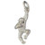 Monkey sterling silver charm .925 Monkeys Monkies charms
