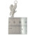 Eagle sterling silver charm pendant .925 Eagles charms & pendants size example
